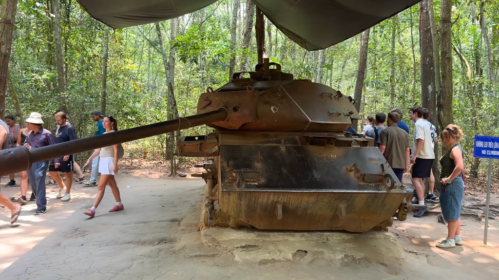 Tank near Cu Chi Tunnels